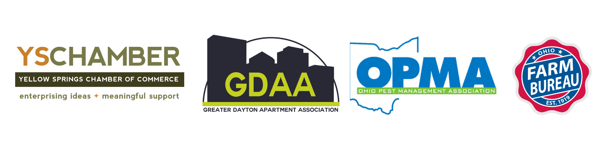 email footer - 4 logos